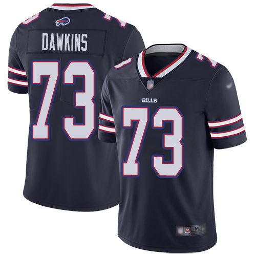 Men Buffalo Bills #73 Dion Dawkins Limited Navy Blue Inverted Legend NFL Jersey